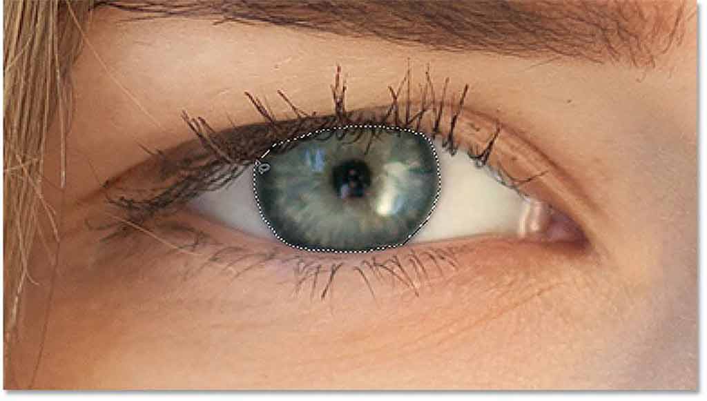 آموزش تغییر رنگ چشم با فتوشاپ