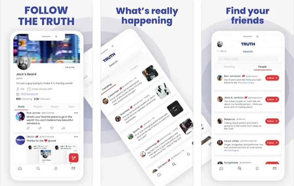 شبکه اجتماعی Truth Social دونالد ترامپ برای iOS 