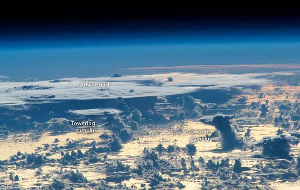 تصویر ابرهای زمین را از نمایی متفاوت