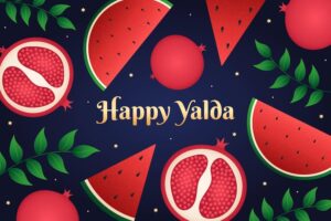 نمونه طرح برای شب یلدا yalda