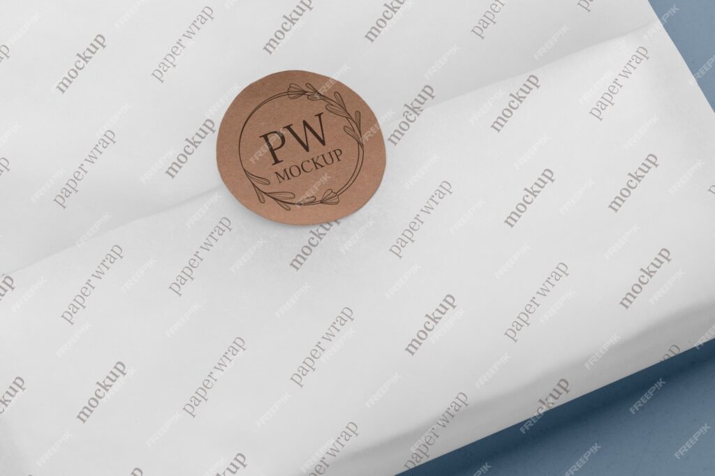 ماکت کاغذ بسته بندی زیبا- دانلود رایگان -موکاپ