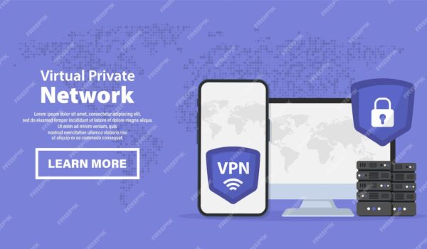 لپ تاپ سرویس وی پی ان با مفهوم اتصال امن vpn شبکه خصوصی مجازی امنیت سایبری امنیت ترافیک وب امن حفاظت از داده ها نرم افزار امنیت اینترنتی برای رایانه ها- دانلود رایگان -عکس و وکتور 