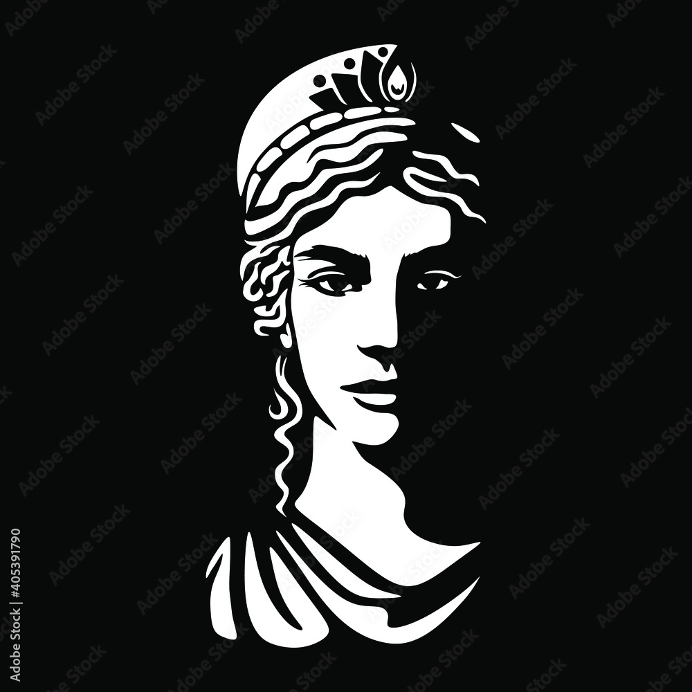 تصویر پس زمینه سیاه الهه یونانی هرا- دانلود رایگان- عکس و وکتور  