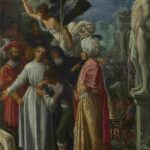 نقاشی Adam Elsheimer - Saint Lawrence prepared for Martyrdom