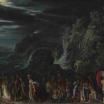 نقاشی Adam Elsheimer - Saint Paul on Malta