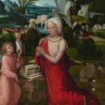 نقاشی Bacchiacca - Joseph receives his Brothers