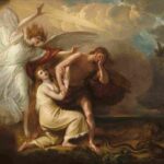 نقاشی Benjamin West - The Expulsion of Adam and Eve from Paradise
