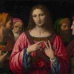 نقاشی Bernardino Luini - Christ among the Doctors