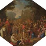 نقاشی Circle of Claude Déruet - Road to Calvary