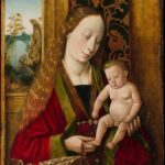 نقاشی Circle of Hans Traut - Virgin & Child 1500