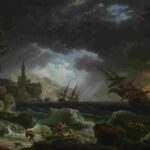 نقاشی Claude-Joseph Vernet - A Shipwreck in Stormy Seas