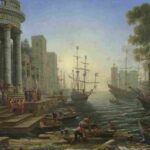 نقاشی Claude - Seaport with the Embarkation of Saint Ursula
