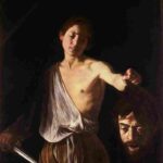 نقاشی David with the Head of Goliath 1610 (italy)