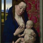 نقاشی Dirk Bouts - The Virgin and Child