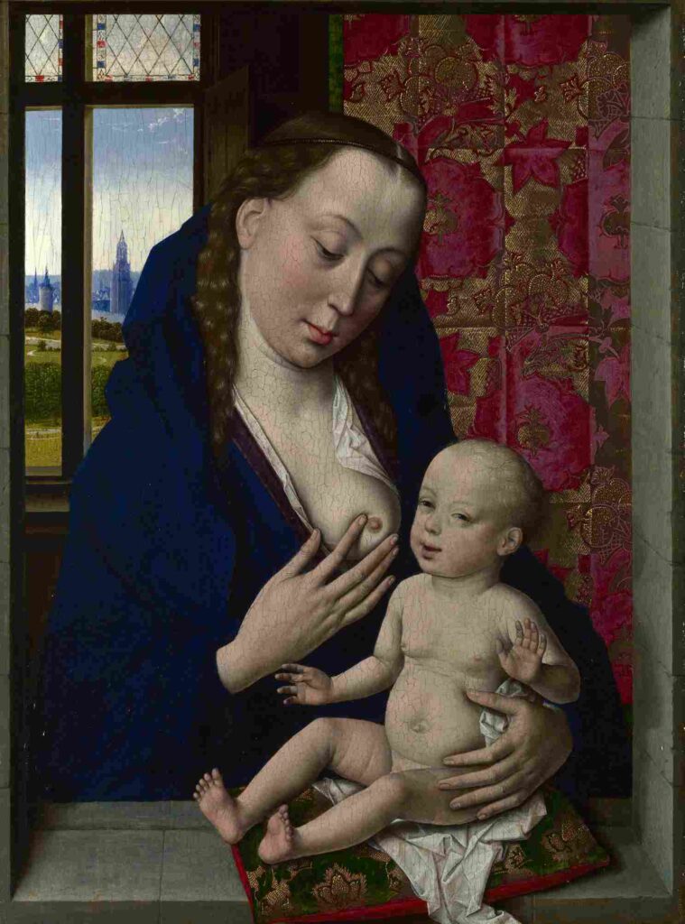 نقاشی Dirk Bouts - The Virgin and Child