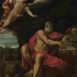 نقاشی Domenichino - The Vision of Saint Jerome