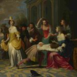 نقاشی Follower_of_Hieronymus_Janssens_Ladies_and_Gentlemen