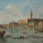 نقاشی Francesco_Guardi_Venice_The_Doge's_Palace_and_the_Molo