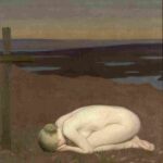 نقاشی George Clausen – Youth mourning1916