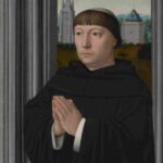 نقاشی Gerard David - An Augustinian Friar Praying