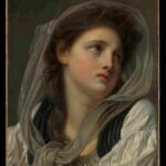 نقاشی Head of a Young Woman 1780 Jean-Baptiste Greuze