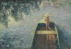 نقاشی Henri Lebasque – By boat on the Marne
