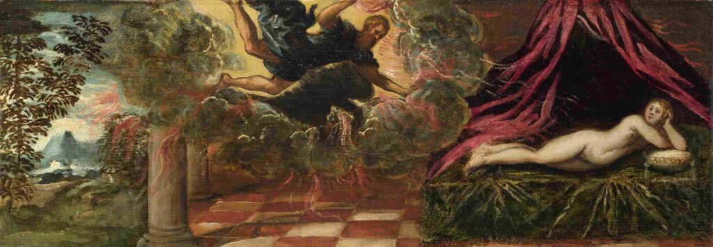 نقاشی Jacopo Tintoretto - Jupiter and Semele