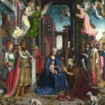 نقاشی Jan Gossaert - The Adoration of the Kings