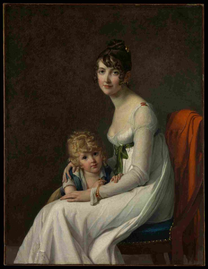 نقاشی Madame_Philippe_Panon_Desbassayns_de_Richemont_&_Her_Son