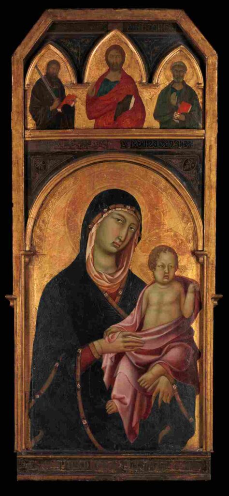 نقاشی Madonna & Child 1320 Segna di Buonaventura