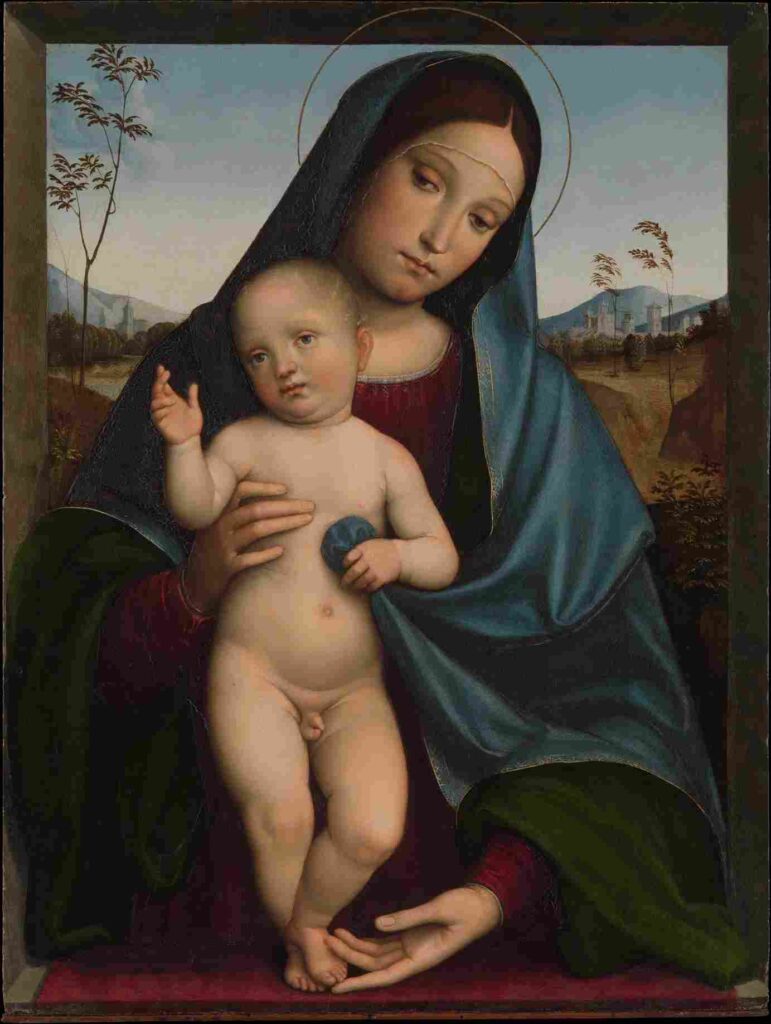 نقاشی Madonna & Child 1490sFrancesco Francia