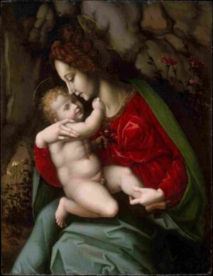 نقاشی Madonna & Child 1520s Bachiacca