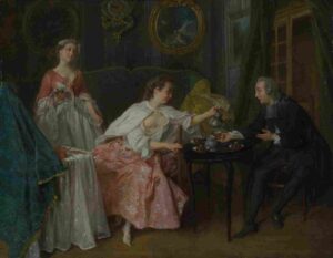 نقاشی Nicolas Lancret - The Four Times of Day