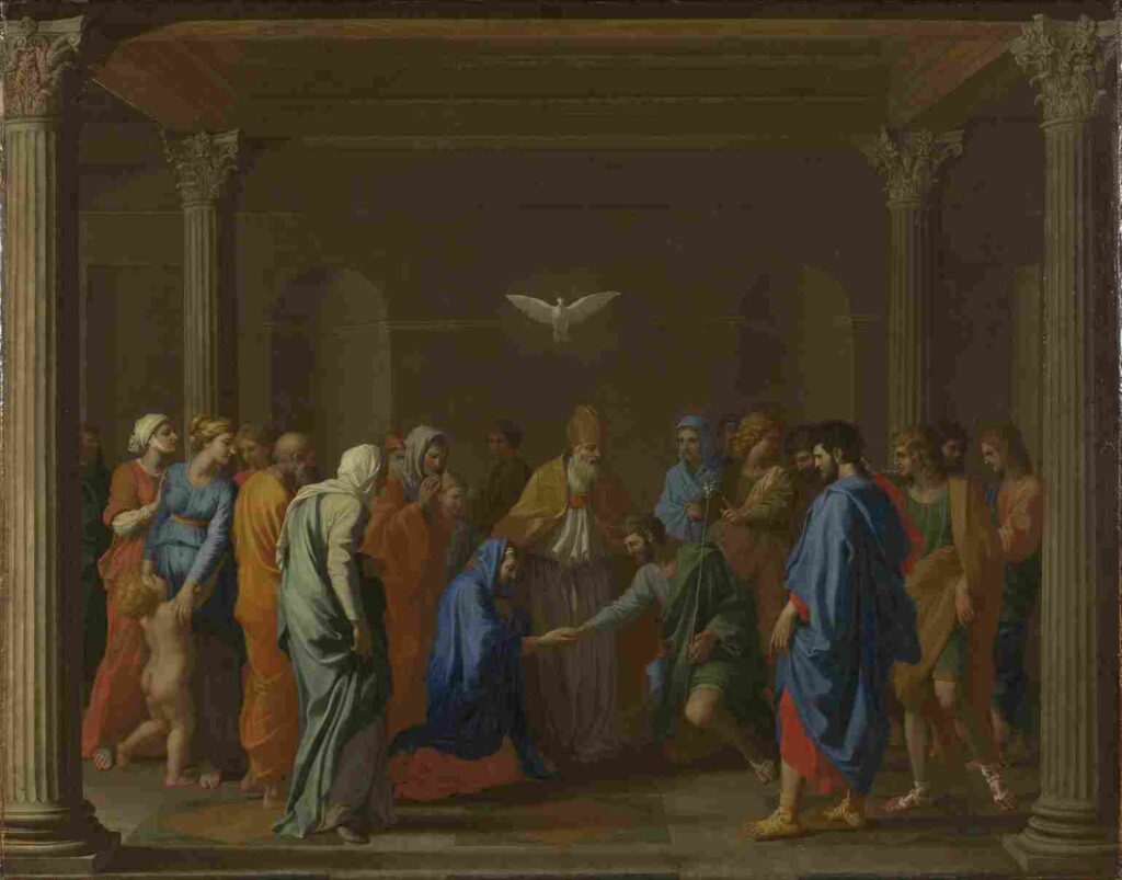 نقاشی Nicolas Poussin - Marriage