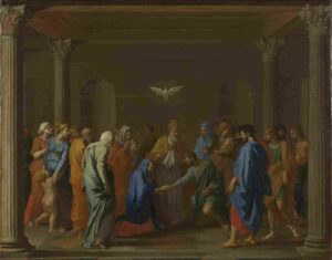 نقاشی Nicolas Poussin - Marriage