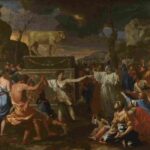 نقاشی Nicolas Poussin - The Adoration of the Golden Calf