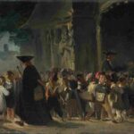 نقاشی Nicolas-Toussaint Charlet - Children at a Church Door
