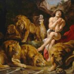 نقاشی Peter Paul Rubens – Daniel in the lion’s den circa 1614