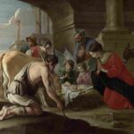 نقاشی The Le Nain Brothers - The Adoration of the Shepherds
