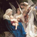 نقاشی William-Adolphe Bouguereau - Song of the Angels 1881