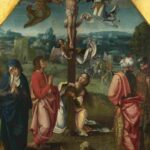 نقاشی Workshop of the Master of 1518 - The Crucifixion