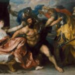 نقاشی van Dyck – Samson and Delilah, circa 1628