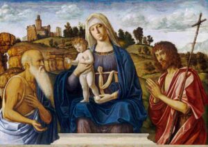 نقاشی Cima da Conegliano Madonna and Child with Saint Jerome and Saint