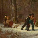 نقاشیEastman Johnson - On Their Way to Camp
