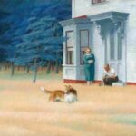 نقاشیEdward Hopper - Cape Cod Evening