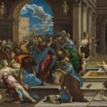 نقاشیEl Greco - Christ Cleansing the Temple