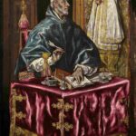 نقاشیEl Greco - Saint Ildefonso