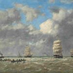 نقاشیEugène Boudin - Le Havre