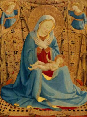 نقاشیFra Angelico - The Madonna of Humility