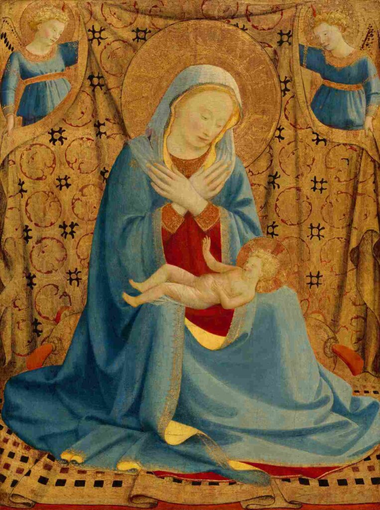 نقاشیFra Angelico - The Madonna of Humility